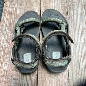 Ladies Spider Rubber Teva Sandals Size 7